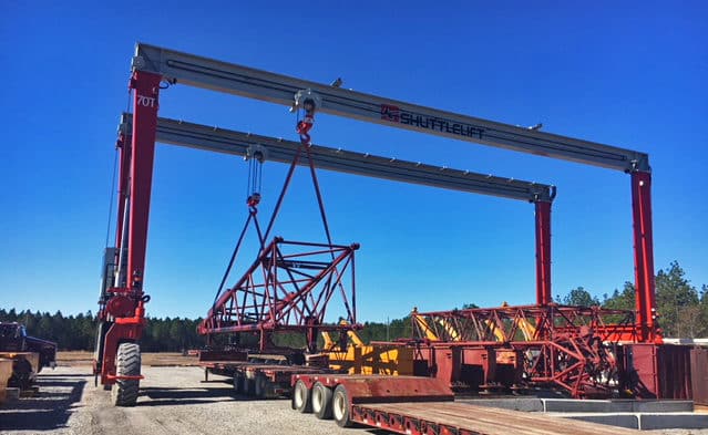 DB Gantry Crane Lifting Metal Structure with Hooks